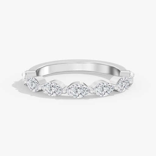 [R325MQ] East West Marquise Band