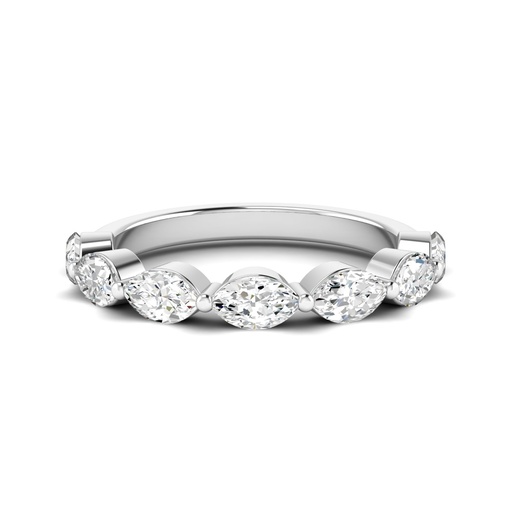 [R325MQ] East West Marquise Band