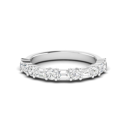 [R391] Round and Emerald Band