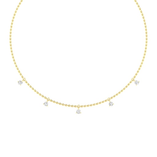 [N47BR] Round Droplet Necklace