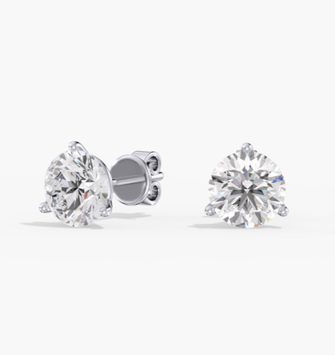 [E50] Classic Diamond Studs