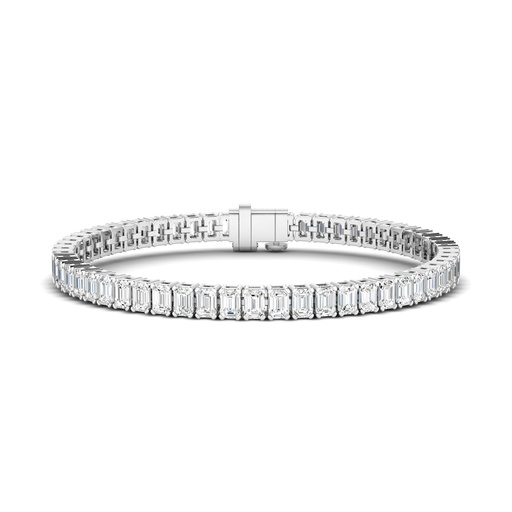 [BEM] Emerald Cut Tennis Bracelet