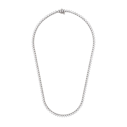 [N200] Three Prong Tennis Necklace