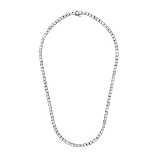 [N300] Classic Four Prong Tennis Necklace
