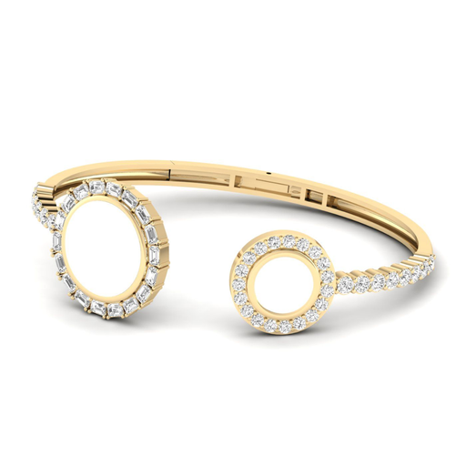 [B1086MOP] Mother of Pearl Hinged Cuff