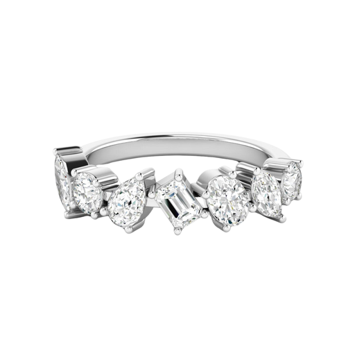 [7F] 7 Stone Multi Shape Band