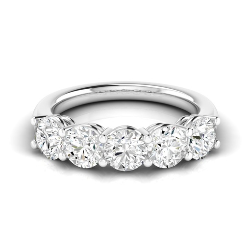 [5BR] Five Stone Round Band