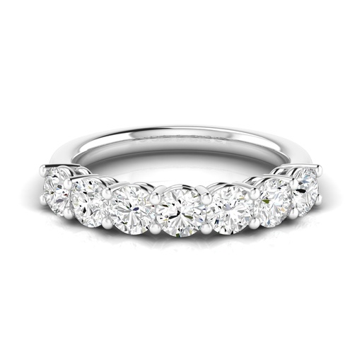 [7BR] Seven Stone Round Band