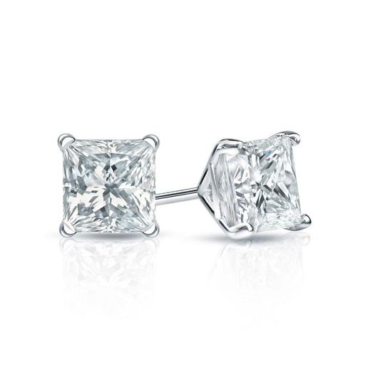 [EP2W14] Princess Cut Studs