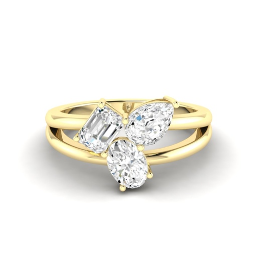 [RF312] Multi Shape Cluster Ring