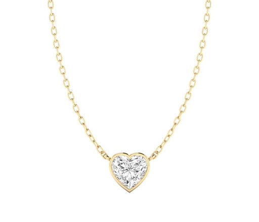 [NBP-HS] Heart Bezel Pendant