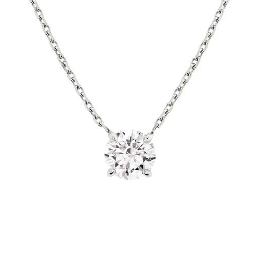 [NSOL] Round Solitaire Pendant