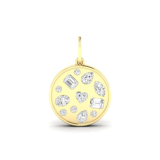 [P406] Multi Shape Inlay Coin