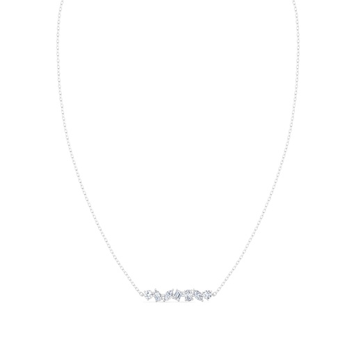 [N0F] Multi Shape Bar Necklace