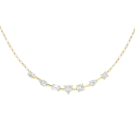 [NF032] Multi Shape Flex Necklace