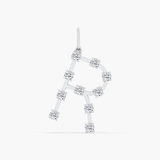 [P40R] Orbit Letter "R" Charm