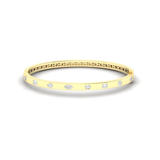 [FBG100] Small Multi Shape Inlay Bangle