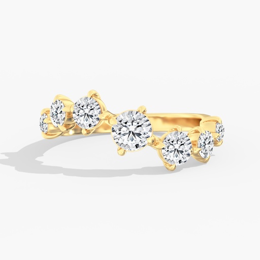 [R68ST] Starlight Curved Ring