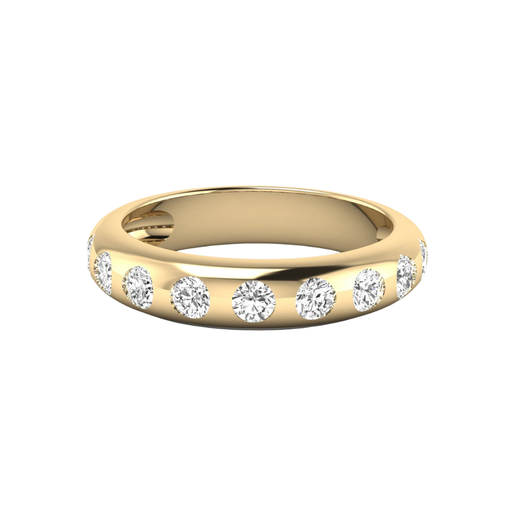 [R148] Round Inlay Domed Band