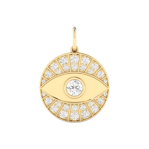 [P610] Evil Eye Medallion Charm