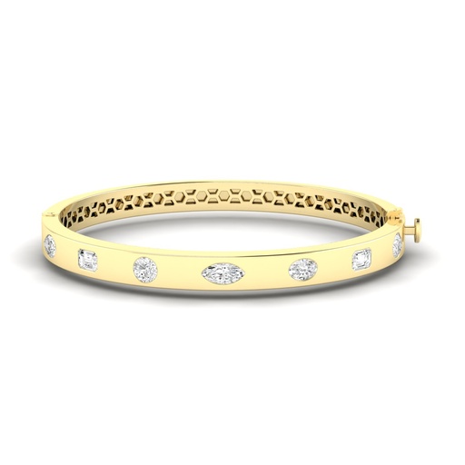 [FBG109] Multi Shape Inlay Bangle