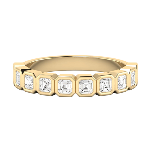 [R83] Asscher Bezel Band