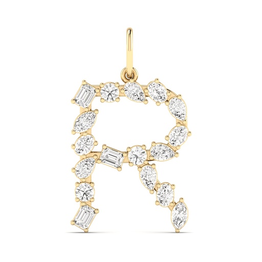 [P45R] Multi Shape Letter "R" Charm