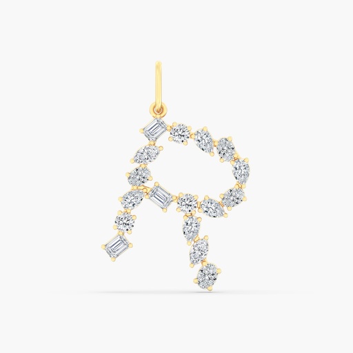 [P45R] Multi Shape Letter "R" Charm