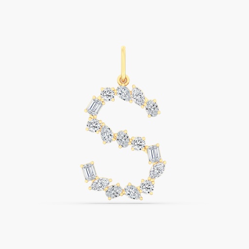 [P45S] Multi Shape Letter "S" Charm