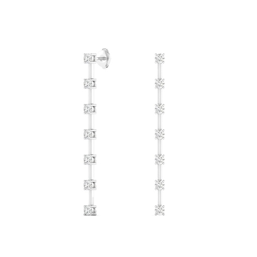 [E097] Small Orbit Drop Earrings