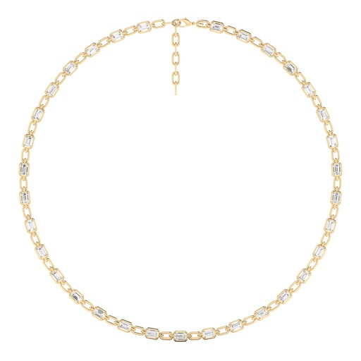 [NEM17] Emerald Link Necklace