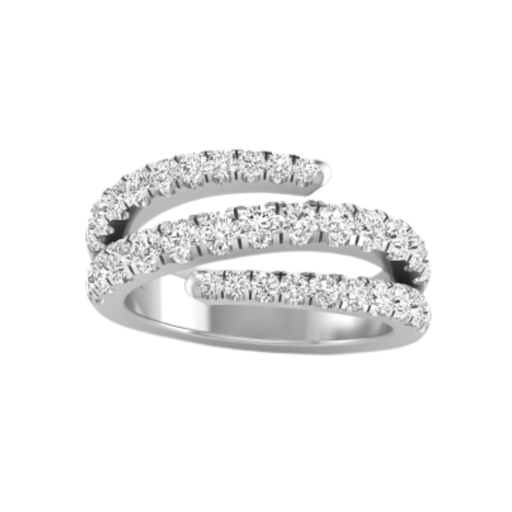 [R387] Diamond Wrap Ring