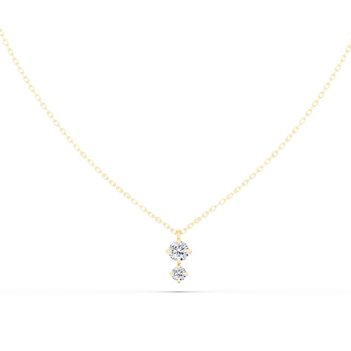 [N13ST] Starlight Two Stone Pendant