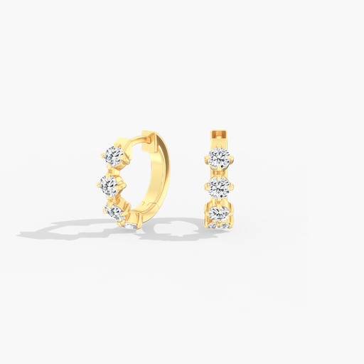 [E27ST] Starlight Huggie Hoops