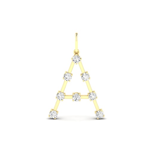 [P409A] Orbit Letter "A" Charm
