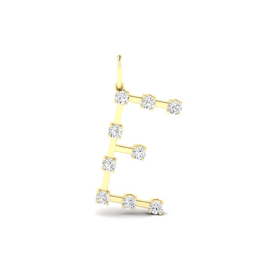 [P412E] Orbit Letter "E" Charm