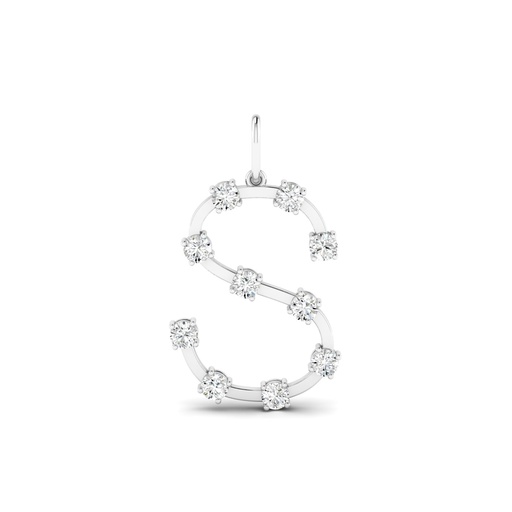 [P410S] Orbit Letter "S" Charm