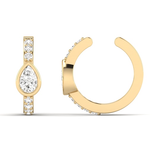 [ECUFF72] Pear Ear Cuff 