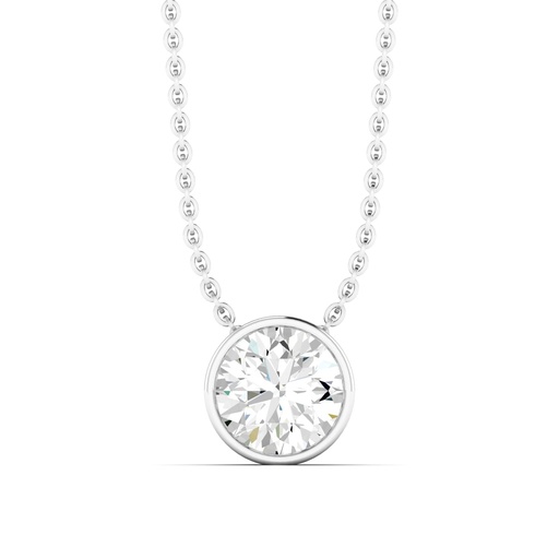 [NBP-BR] Round Bezel Pendant