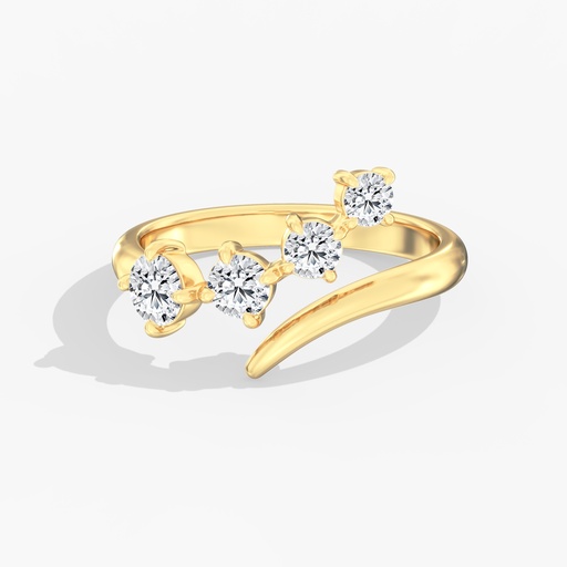 [R98ST] Starlight Half Bypass Ring