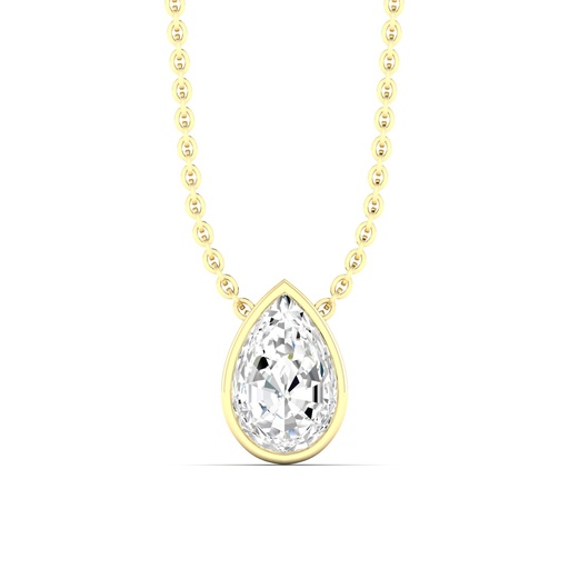 [NBP-PS] Pear Bezel Pendant