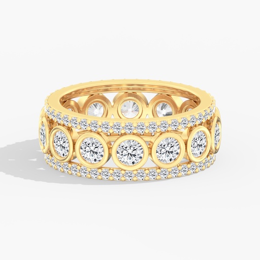 [R976BZ] Eternity Bezel Cigar Band 