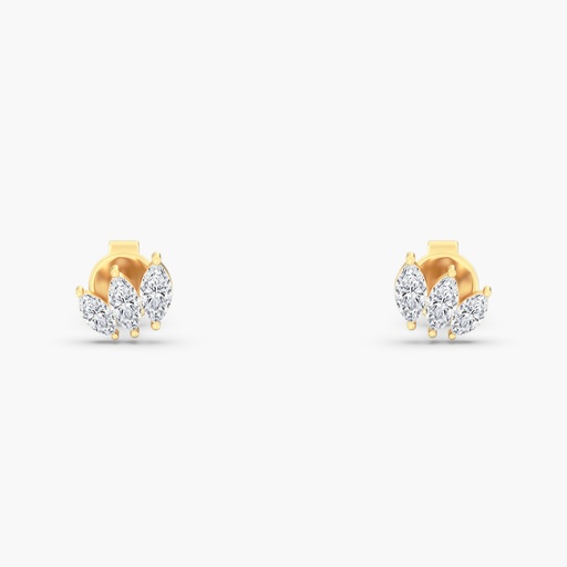 [EP302] Petite Marquise Trio Studs