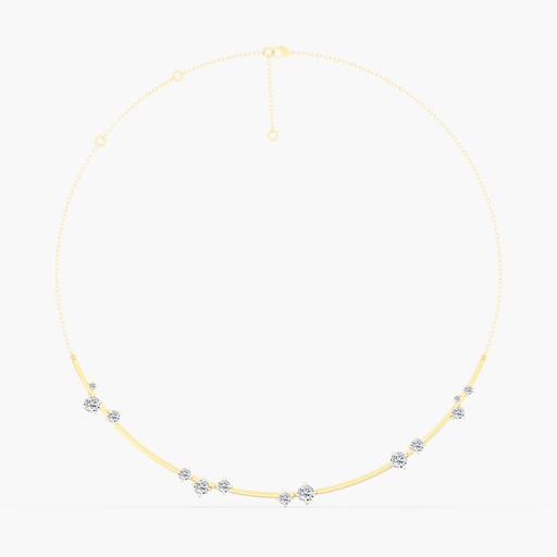 [N222ST] Starlight Half Collar Necklace