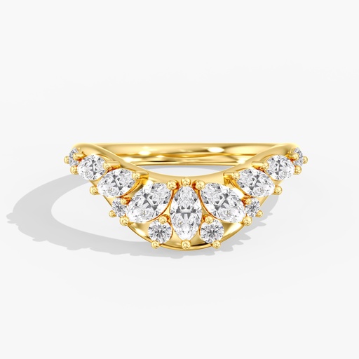 [R840] Marquise Ballerina Contour Band