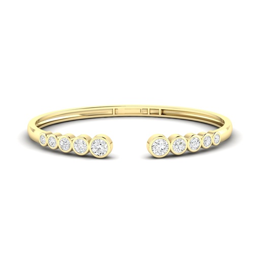 [BZ308] Bezel Cuff Bracelet