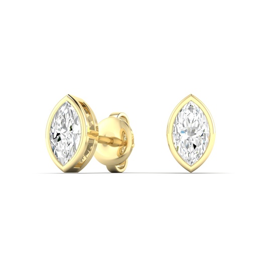 [EBMQ] Marquise Bezel Studs