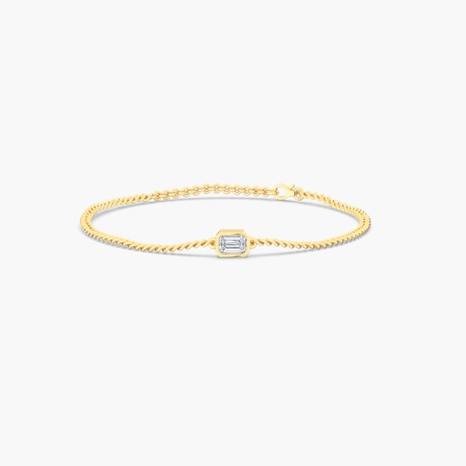 [BEM] Emerald Bezel Bracelet